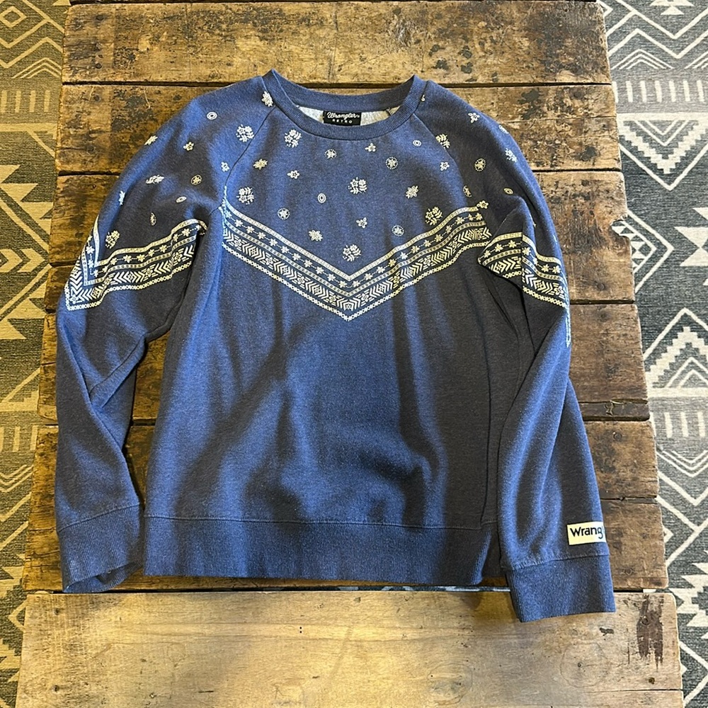 Wrangler Bandana Print Sweatshirt